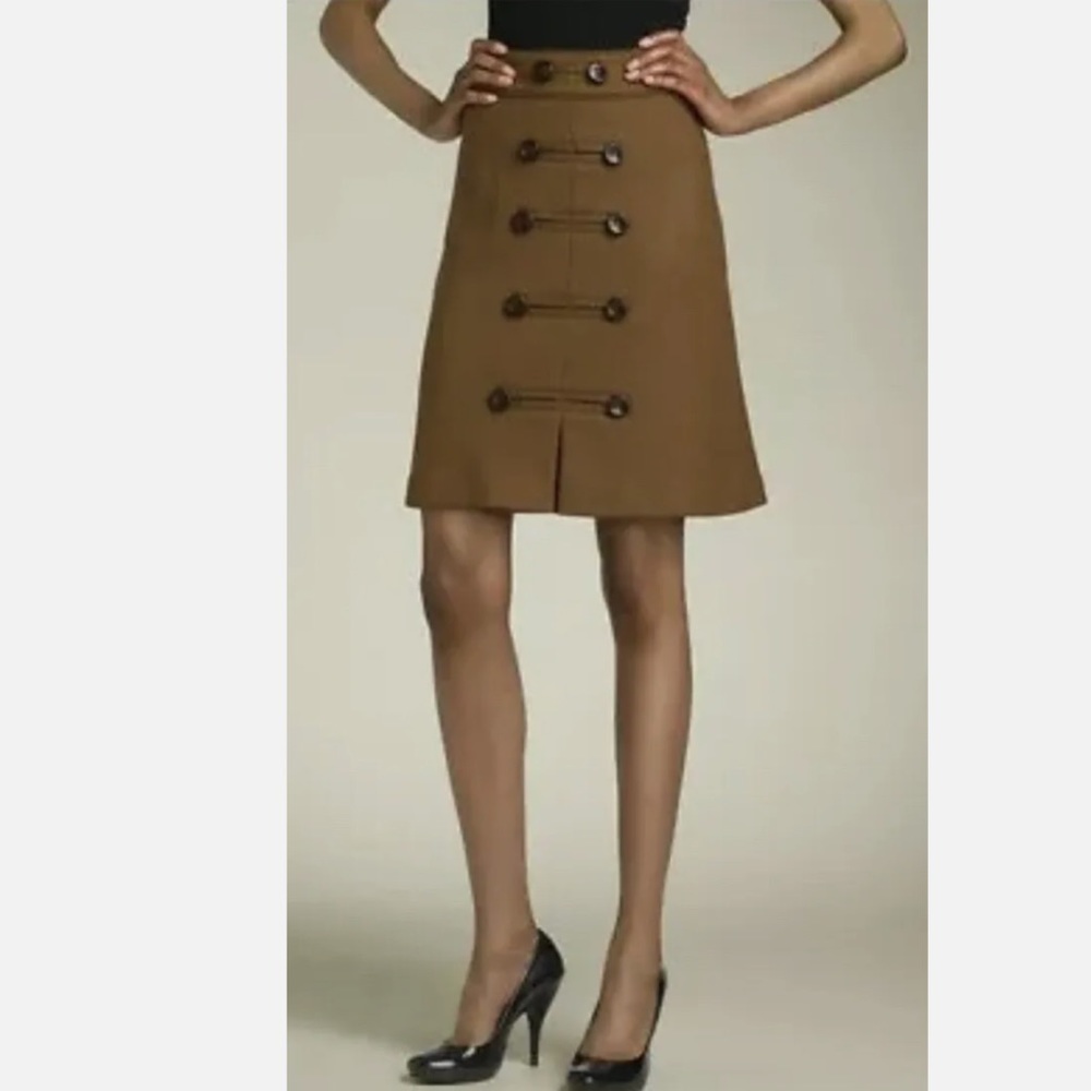 [Diane Von Furstenberg] Brown Wool Skirt